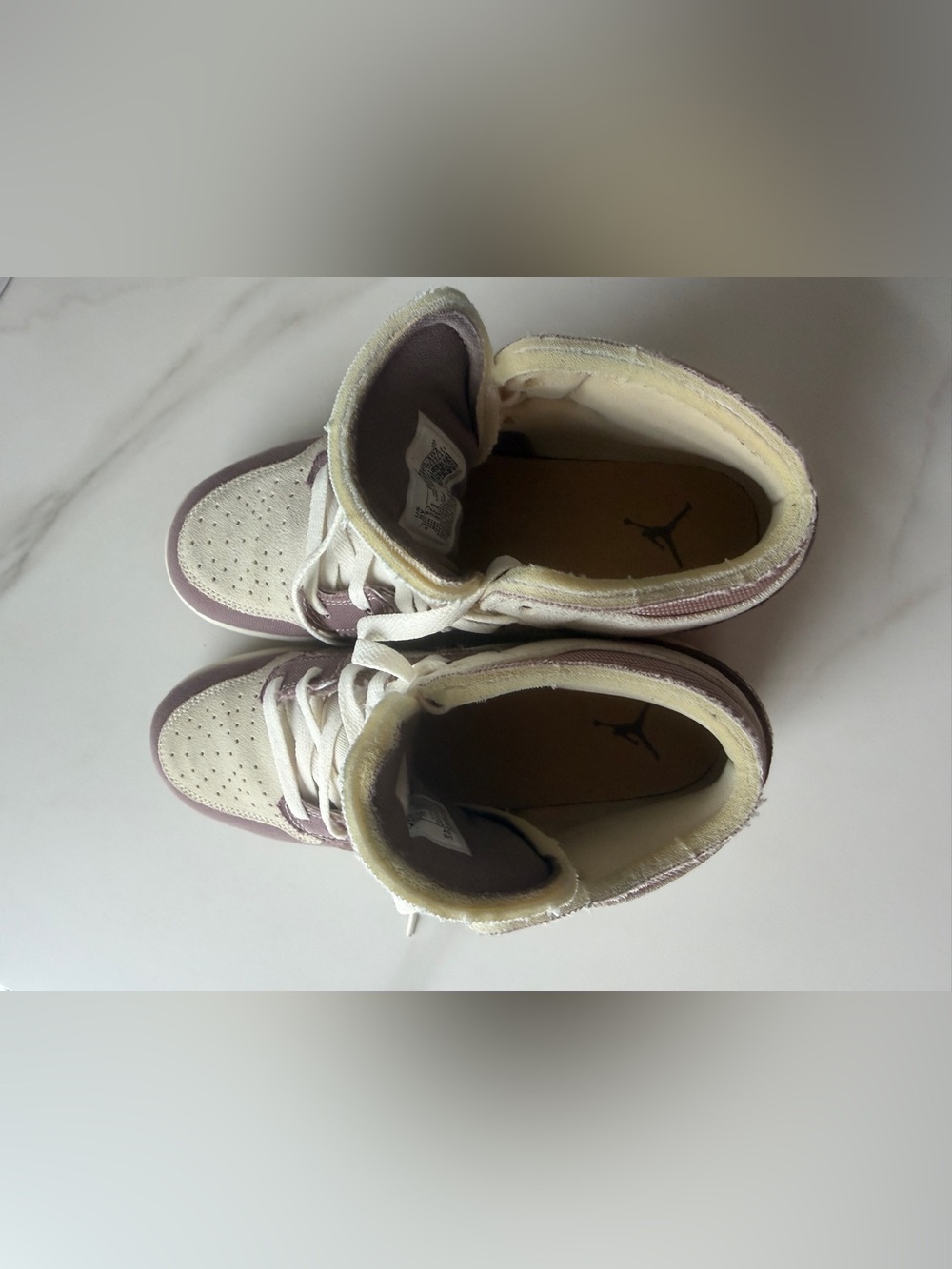 Air Jordan 1 Mid Se Craft Gs Inside Out Taupe Haze DZ4466-102 - Picture 6 of 12